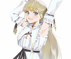 バストアップのキャラクターイラストを制作します イメージ1