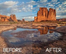 風景から人物まで綺麗な写真への編集をいたします イメージ1