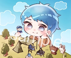 男の子も女の子も動物も！可愛いキャラ描きます イメージ1