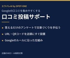 Google口コミが増えるアンケートを設置します イメージ1