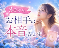 3分から✨お相手の本音、気持ち深く視ます イメージ1