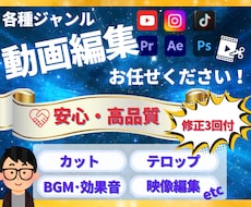 迅速・丁寧★ご希望に寄り添って動画編集いたします イメージ1