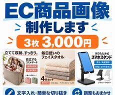 EC商品画像を3枚セットで制作します イメージ1