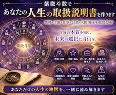 紫微斗数であなたの人生の取扱説明書を作ります イメージ1