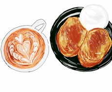 用途は自由！食べ物等のポップなイラストを描きます イメージ1