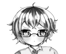白黒の漫画みたいなイラストを描きます イメージ1