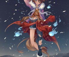 背景付きキャラクターイラストを制作致します イメージ1