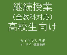 継続の方専用　60分授業ｘ月4回を行います イメージ1