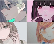 ゆめかわ、儚げな女の子をイラスト描きます イメージ1