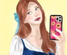キュートな水彩画風のイラスト描きます イメージ1