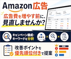 Amazon広告の無駄を削減！改善点を提案します Amazon広告を分析し、無駄な広告費削減と改善点をご提案