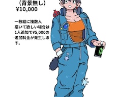 ご要望に合わせて幅広い絵柄で人物画をご提供します オリキャラのイラスト、アイコンを描いてもらいたい方必見