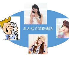 三者通話を無料で利用する裏ワザを教えます 4者以上も可能です。上限は開示されていない