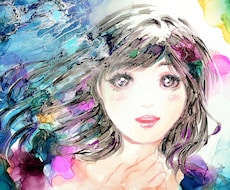 アルコールインク×イラストで彩る唯一無二を作ります イメージ1