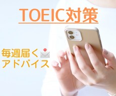 TOEIC本番まで学習アドバイスを毎週送ります 忙しい方におすすめ／定期的にアドバイスが欲しい方へ