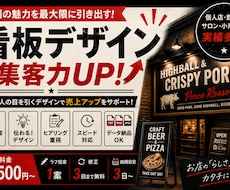 お店の売上につながる看板デザイン製作します イメージ1
