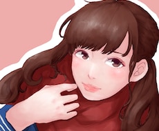 写真を元に似顔絵を描きます 友人へのちょっとしたプレゼントにもどうぞ！