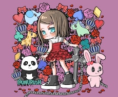 アイコン、サムネ、立ち絵等、様々なイラスト描きます SNS、Vtuberさん、ヘッダー、動画・配信、各種活動用◎