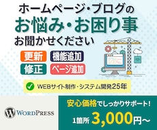 ホームページ・ブログの更新・修正・ページ追加します イメージ1