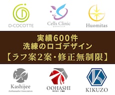 修正無制限！　シンプルでおしゃれなロゴ作成します 【ラフ案２案・修正無制限・AIデータ追加料金不要】