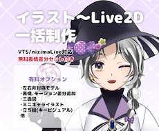 Vtuberモデル一括制作します イメージ1