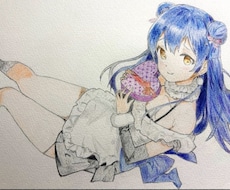 かわいい女の子のイラストを作ります イメージ1