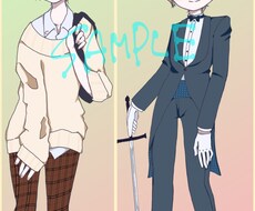 TRPG、IRIAMなどの立ち絵描きます イメージ1