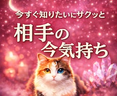 霊視霊聴　あの人の今の気持ちをサクッと視ます 即日鑑定　― 言葉にならない心の声を聴き取ります ―