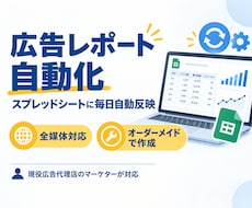 広告レポートをスプレッドシートで完全自動化ます イメージ1