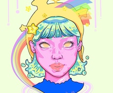 手描き！うるツヤでポップなイラスト作成します イメージ1