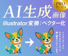 画像を「illustratorデータ」へ変換します JPEG・PNGの画像をもとにベクターデータを変換します。