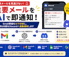 重要メールをAIで自動通知します イメージ1