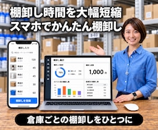 スマホで棚卸しできる在庫管理アプリを制作します イメージ1