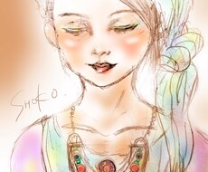 イラスト描きます SNSのアイコンや待受、印刷物用のカットなどを描きます