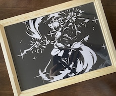 イラストを切り絵化します イメージ1
