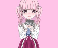 可愛い女の子描きます イメージ1