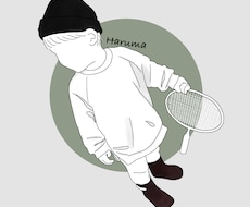シンプル！線画イラスト描きます イメージ1