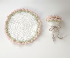 花束になる、まるいマット作ります イメージ1