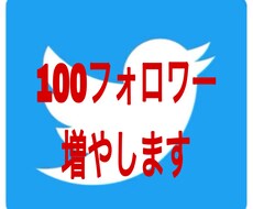 あなたのTwitterフォロワー増やします ★お試し価格であなたのフォロワー100人増やします★