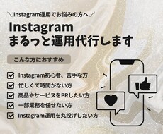 Instagramの運用代行いたします イメージ1