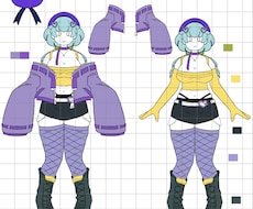 Vtuberさん・キャラクターの衣装デザインします イメージ1