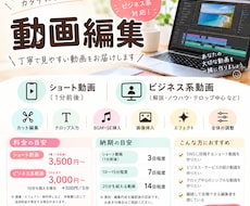 ショート動画・ビジネス系動画を丁寧に編集します イメージ1