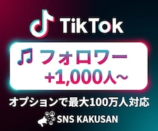 TikTokフォロワー「1000人」手配します ⭐️ライブ配信や収益化の条件クリアに！圧倒的拡散で成長支援