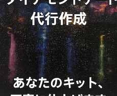 キットで購入したダイアモンドアート代行作成します イメージ1