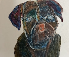 感情をクレヨンで色々な色を重ねて絵で伝えます イメージ1