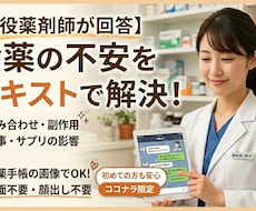 お薬の疑問にお答えします イメージ1