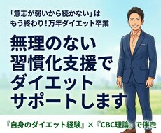 無理のない習慣化支援でダイエットサポートします イメージ1