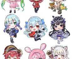 可愛いデフォルメ描きます 商用利用OK！様々な用途でお使いください！