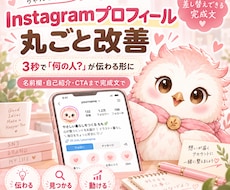 Instagramプロフィールを丸ごと改善します イメージ1