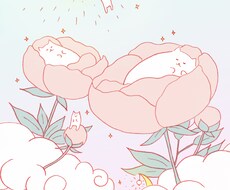 癒される、ゆるい動物イラスト描きます イメージ1